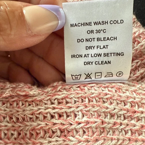 One Grey Day Linen Savvy Pink Knit Hooded Duster Size S, $295 - Picture 8 of 9